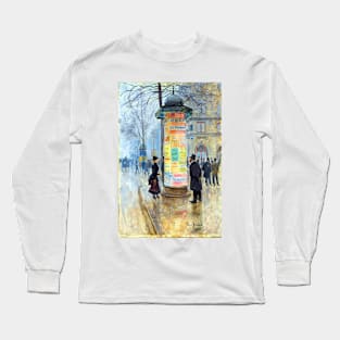 Parisian Street Scene 1885 Jean Béraud Long Sleeve T-Shirt